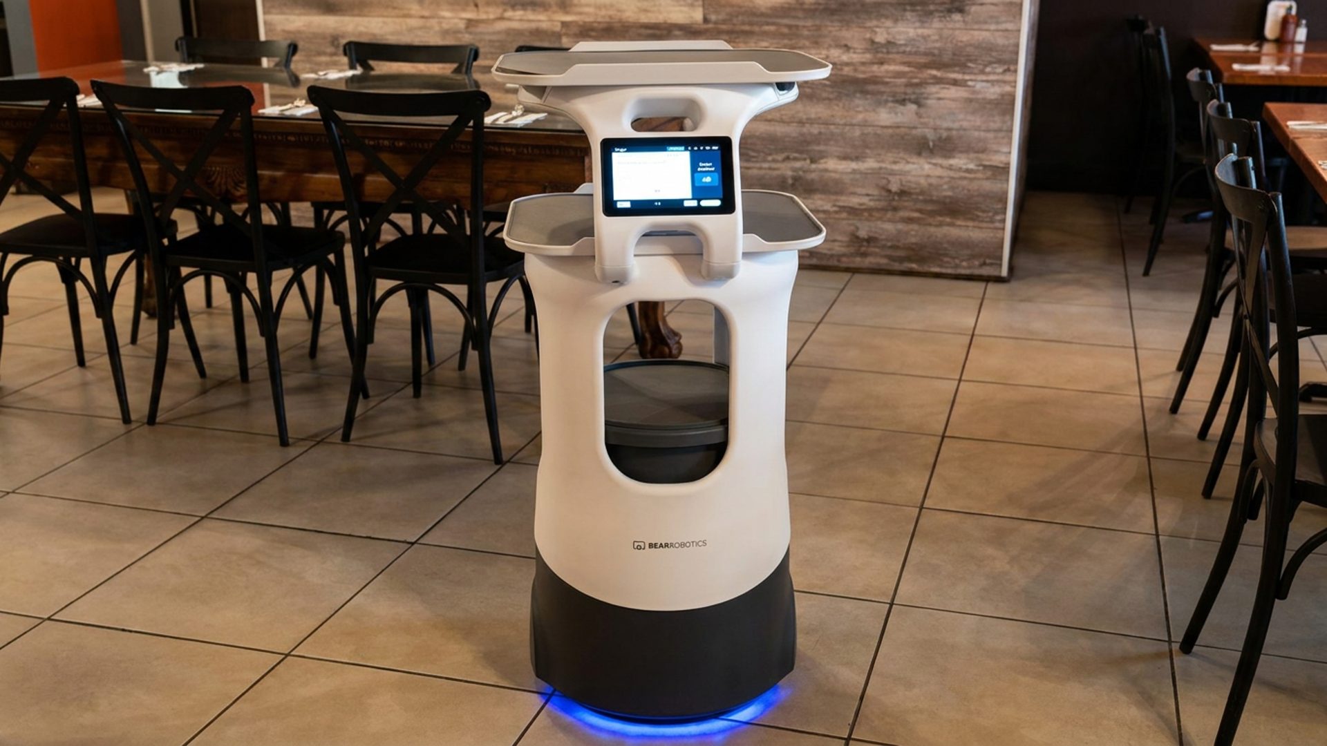 A robot joins the team